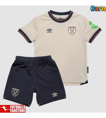 West Ham United Bortatröja Barn 2025-26 Kortärmad (+ Korta byxor)